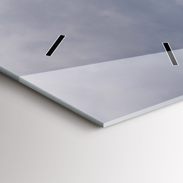 Vertikální nástěnné hodiny Skalnaté hory