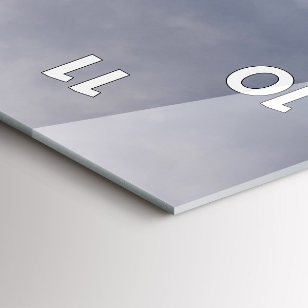 Vertikální nástěnné hodiny Skalnaté hory