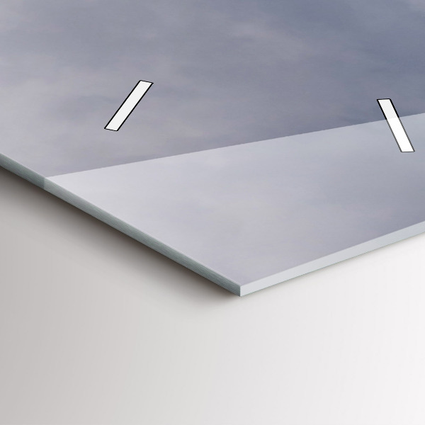 Vertikální nástěnné hodiny Skalnaté hory