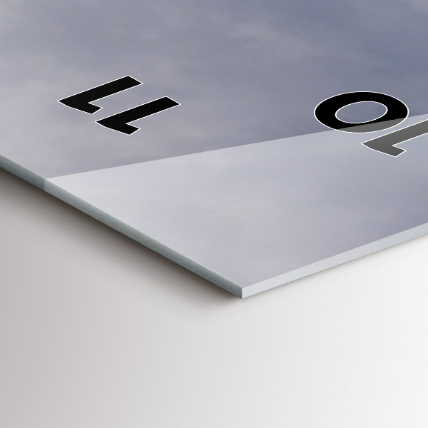 Vertikální nástěnné hodiny Skalnaté hory