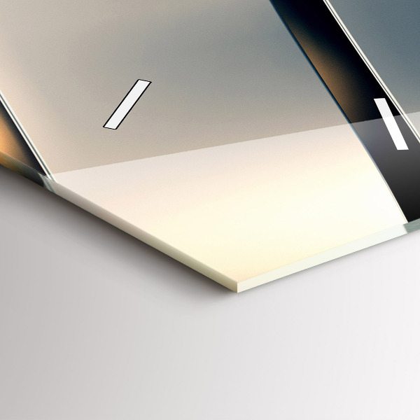 Vertikální nástěnné hodiny Stříbrný design