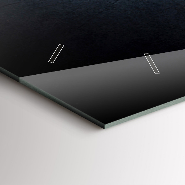 Horizontální hodiny na skle Zelenina