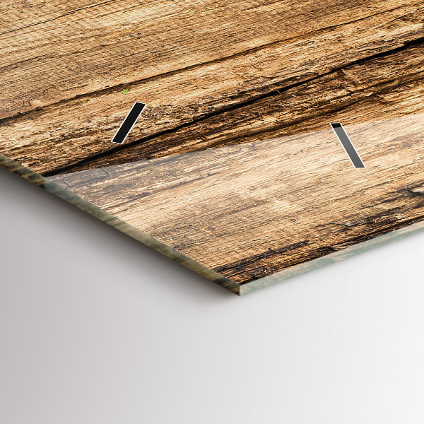 Horizontální hodiny na skle Lžičky plné koření