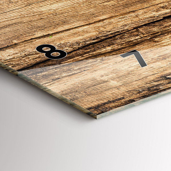 Horizontální hodiny na skle Lžičky plné koření