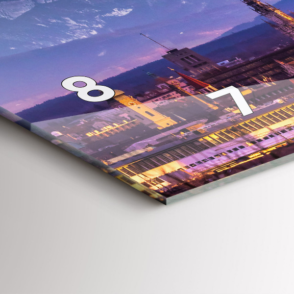 Horizontální hodiny na skle Německé Alpy Mnichov