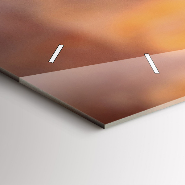 Horizontální skleněné hodiny na stěnu Sklenice na víno