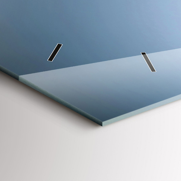 Horizontální skleněné hodiny na stěnu Sklenice na víno