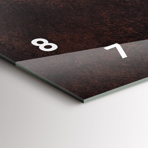 Horizontální skleněné hodiny na stěnu Šálek kávy