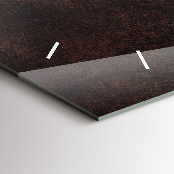 Horizontální skleněné hodiny na stěnu Šálek kávy