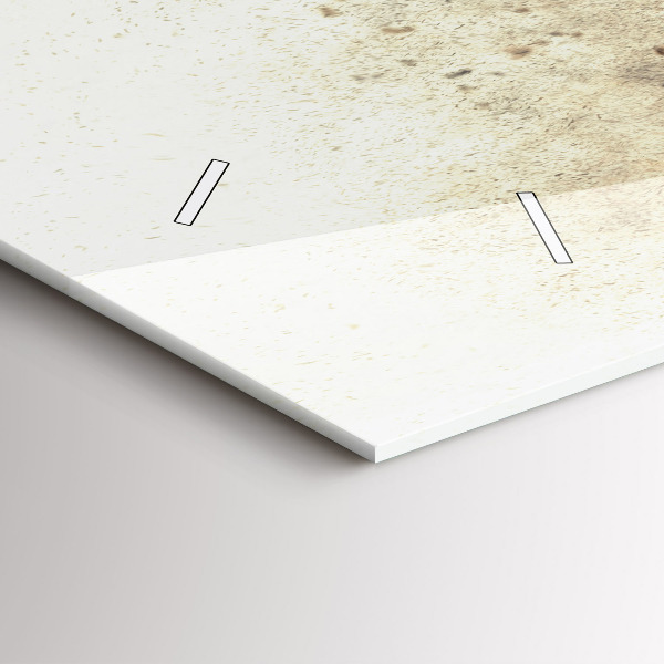 Horizontální hodiny na skle Abstrakce lidé písek