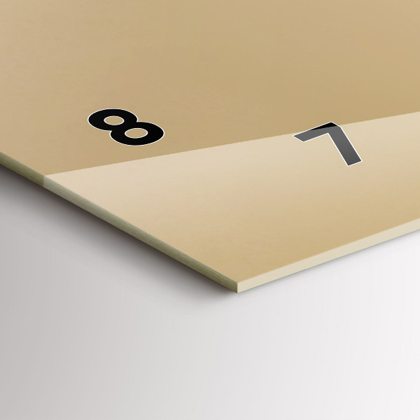 Horizontální hodiny na skle Sova - znamení moudrosti