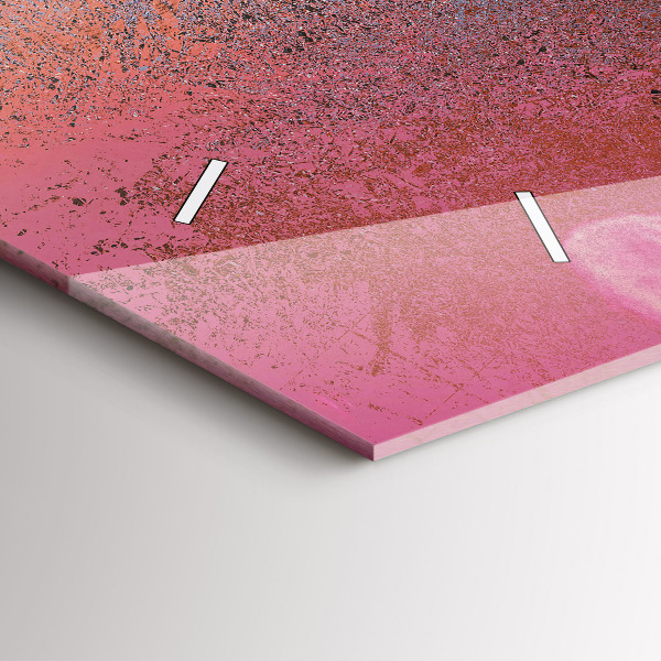 Horizontální hodiny na skle Kyberprostor