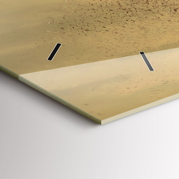 Horizontální skleněné hodiny na stěnu Žena v postavě