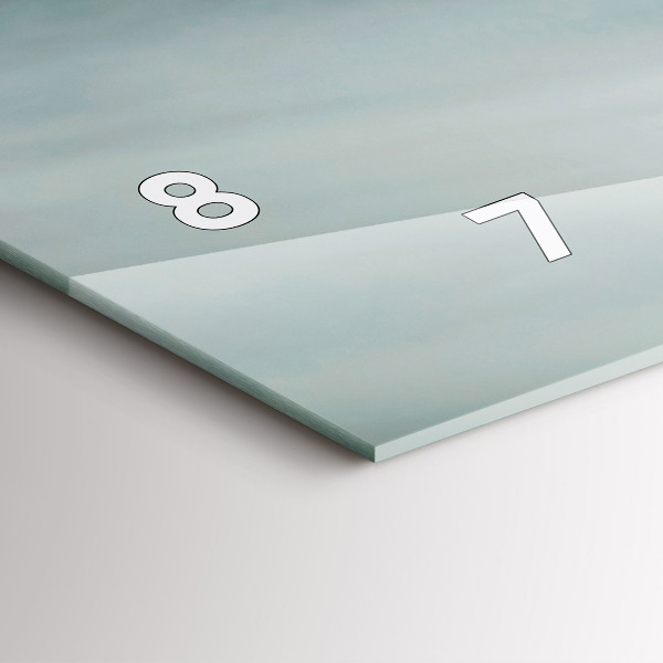 Horizontální skleněné hodiny na stěnu Motorka v adrenalinovém stylu