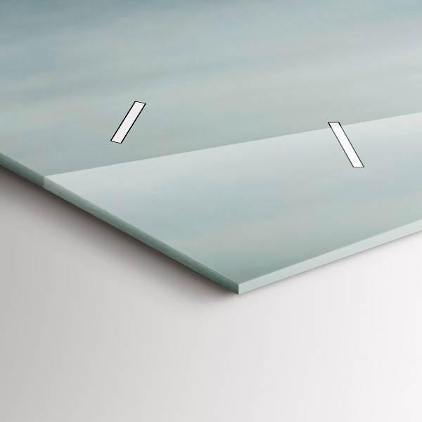 Horizontální skleněné hodiny na stěnu Motorka v adrenalinovém stylu