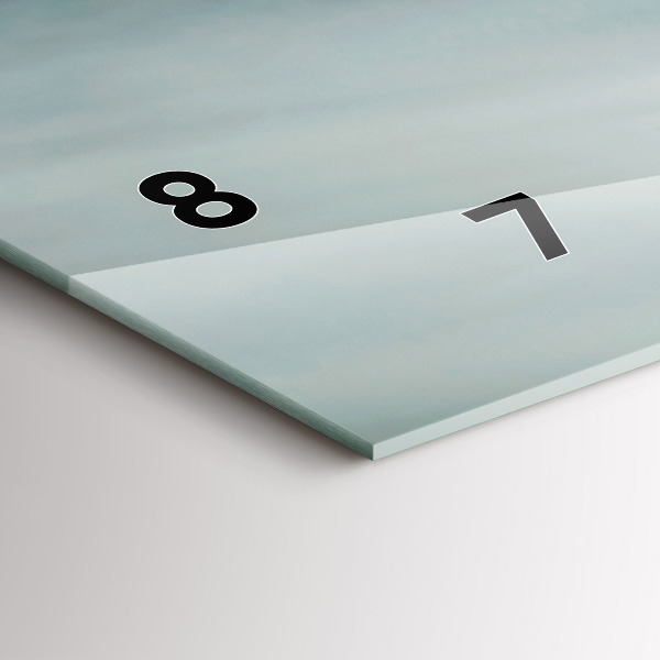 Horizontální skleněné hodiny na stěnu Motorka v adrenalinovém stylu