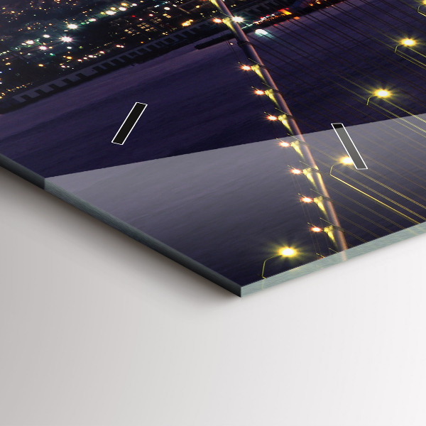 Horizontální hodiny na skle Západ slunce v USA