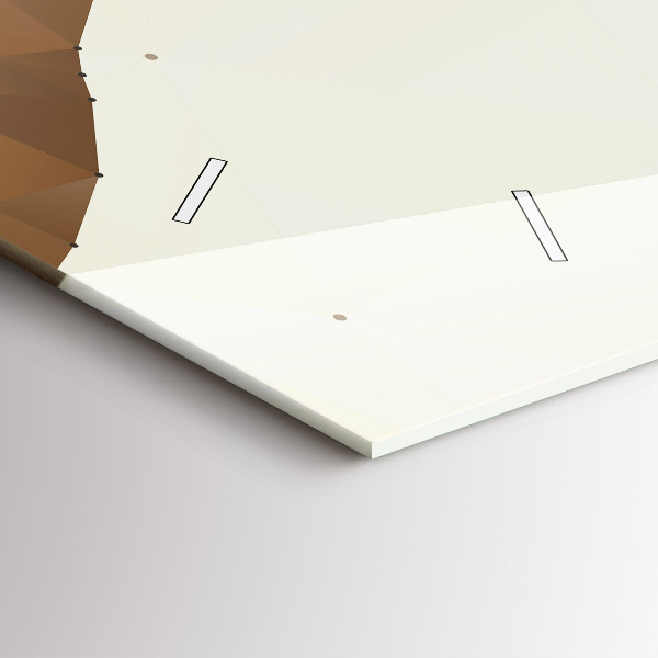 Horizontální hodiny na skle Stvoření Adama