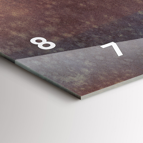 Horizontální hodiny na skle žena s deštníkem