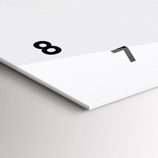 Horizontální hodiny na skle Portrét ženy