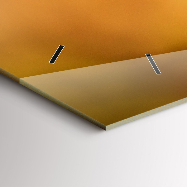 Horizontální skleněné hodiny na stěnu Kolibřík Pták