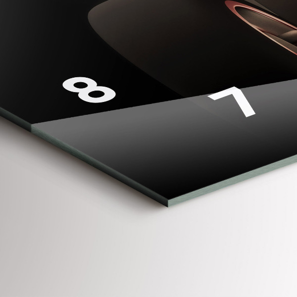 Horizontální hodiny na skle Staré historické auto