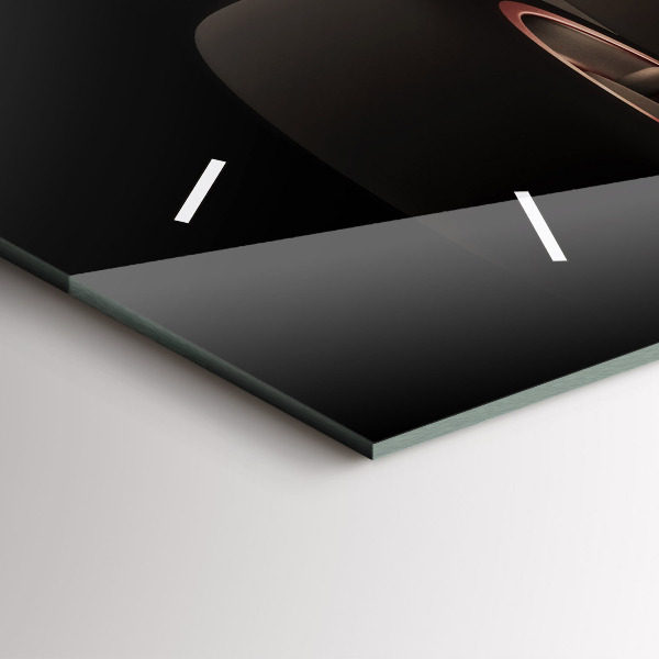 Horizontální hodiny na skle Staré historické auto