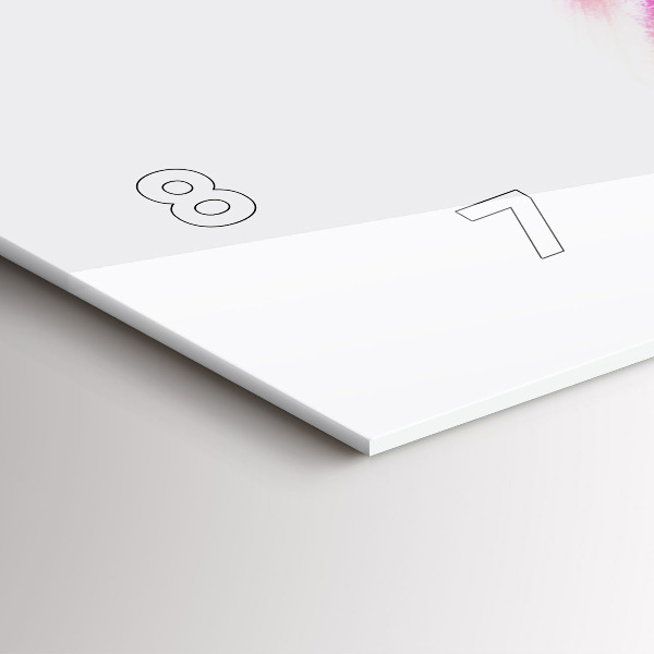 Horizontální skleněné hodiny na stěnu Ženy v barevných šatech