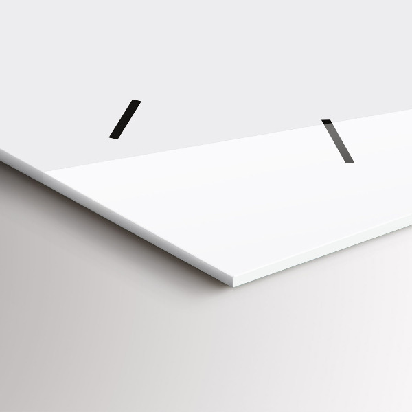 Horizontální skleněné hodiny na stěnu Barevný malovaný slon