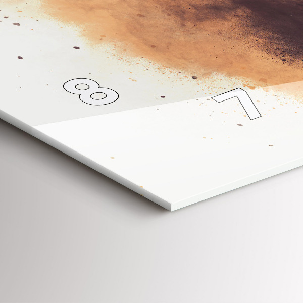 Horizontální skleněné hodiny na stěnu Žena a jízdní kolo