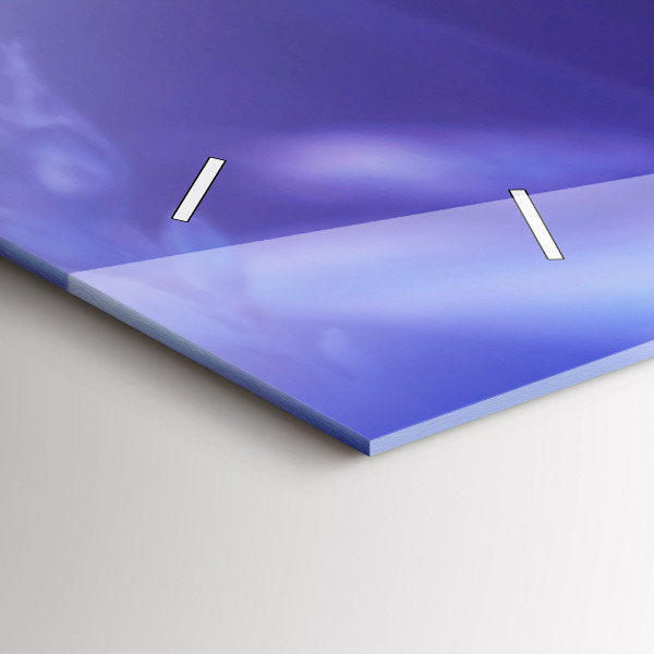 Horizontální skleněné hodiny na stěnu Motýl na trávě