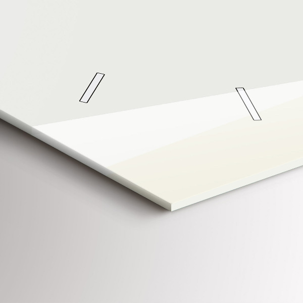 Horizontální skleněné hodiny na stěnu Abstraktní tanečnice