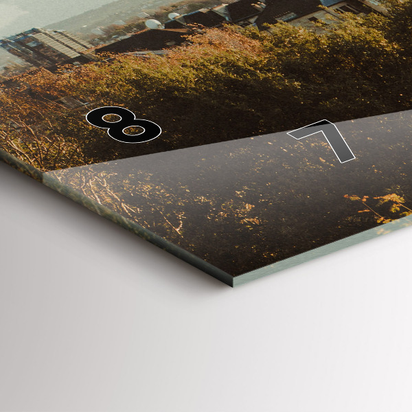 Horizontální skleněné hodiny na stěnu Umělecká galerie v Glasgow