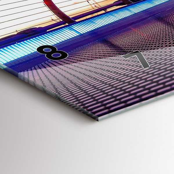 Horizontální skleněné hodiny na stěnu Katedrála svatého Pavla