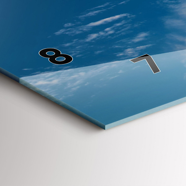 Horizontální skleněné hodiny na stěnu Socha Svobody New York