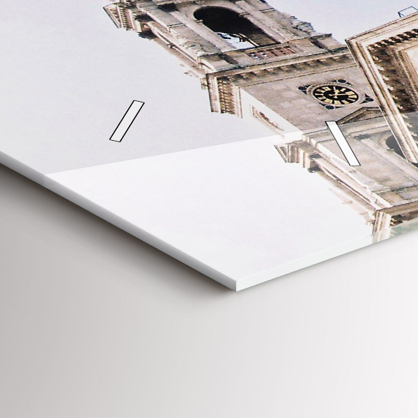 Horizontální skleněné hodiny na stěnu Bazilika svatého Štěpána