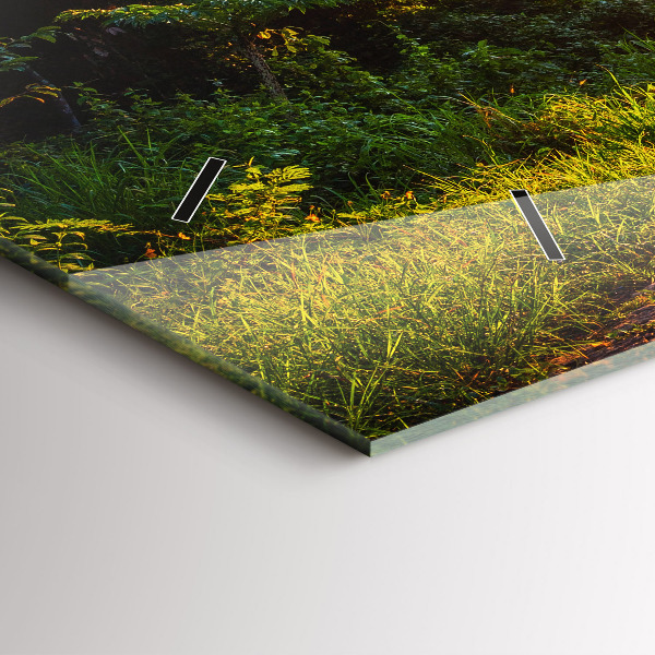 Horizontální hodiny na skle Park Surat Thani v Thajsku