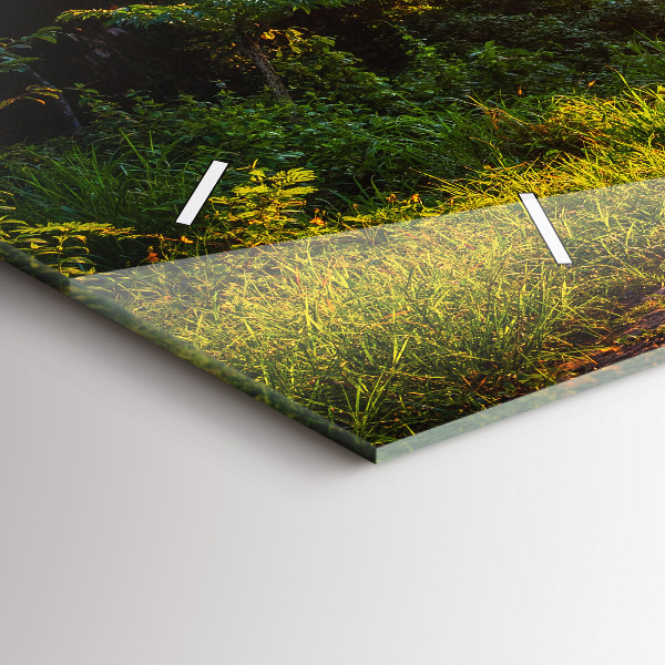 Horizontální hodiny na skle Park Surat Thani v Thajsku