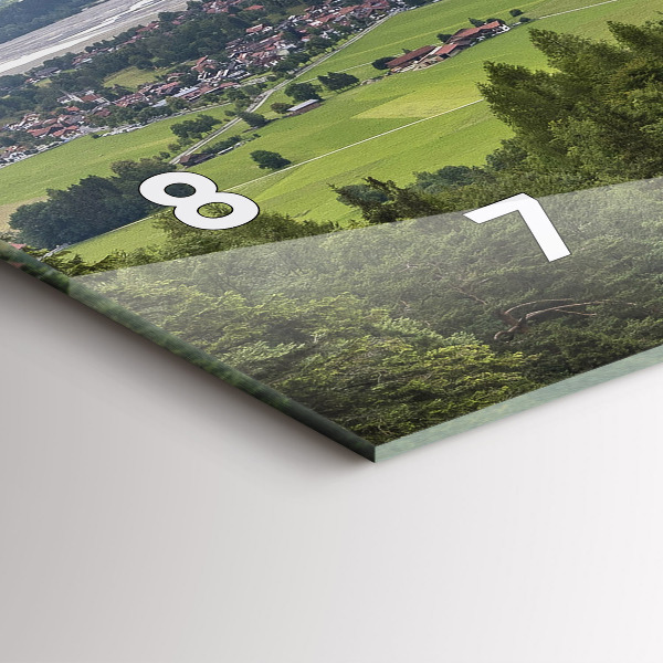 Horizontální hodiny na skle Zámek Neuschwanstein