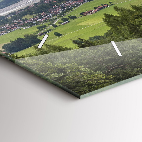 Horizontální hodiny na skle Zámek Neuschwanstein