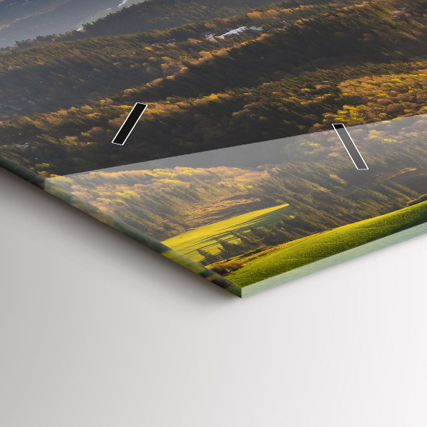 Horizontální hodiny na skle Pieniny - Vysoký štít