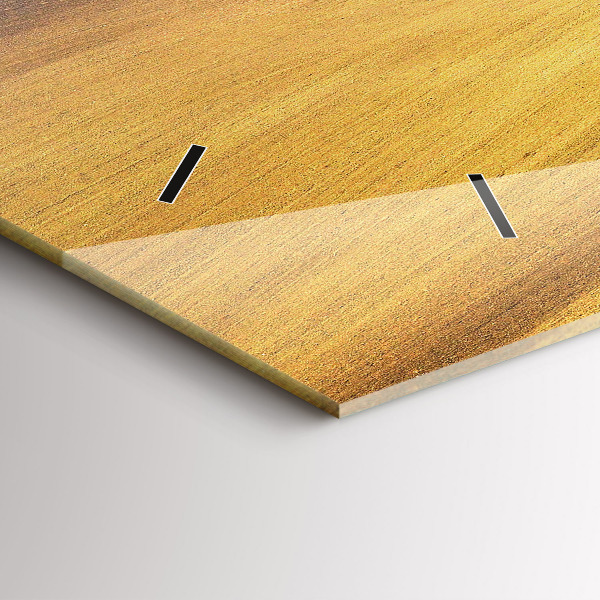 Horizontální hodiny na skle Morava Venkovská krajina