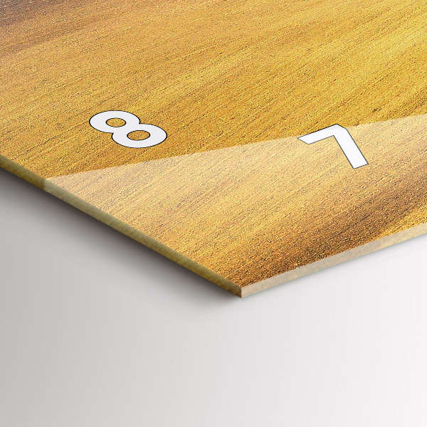 Horizontální hodiny na skle Morava Venkovská krajina