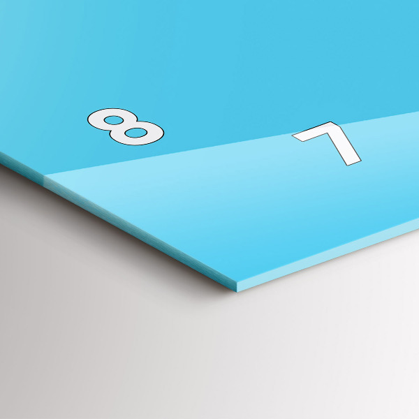 Horizontální skleněné hodiny na stěnu Kresba žárovky