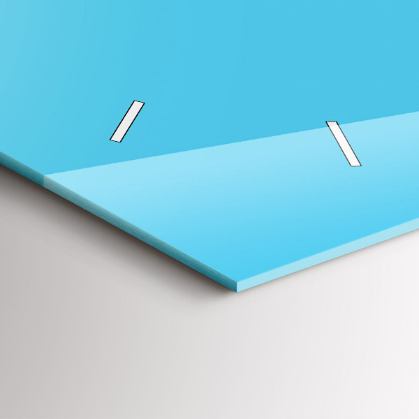 Horizontální skleněné hodiny na stěnu Kresba žárovky