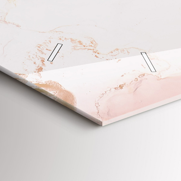 Horizontální skleněné hodiny na stěnu Abstraktní obraz