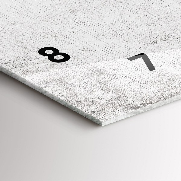 Horizontální skleněné hodiny na stěnu Dekorativní rostliny