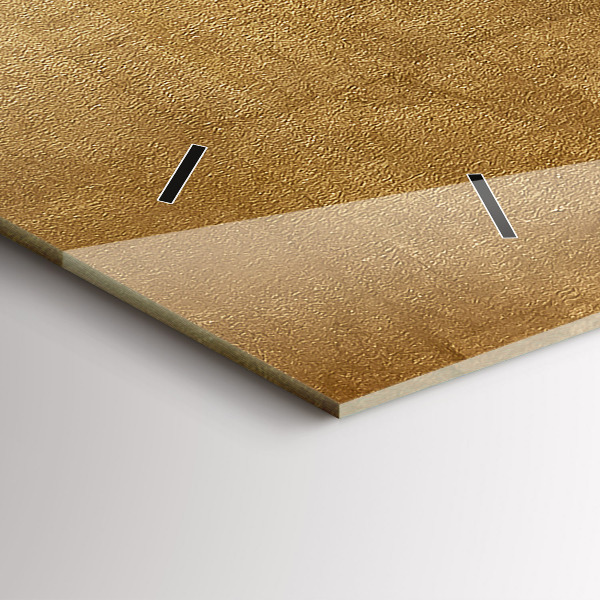 Horizontální hodiny na skle Dekorativní plátno