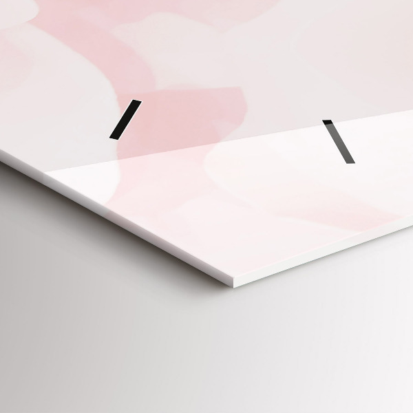 Horizontální hodiny na skle Kvetoucí růže