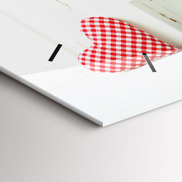 Horizontální hodiny na skle Nápis na domě